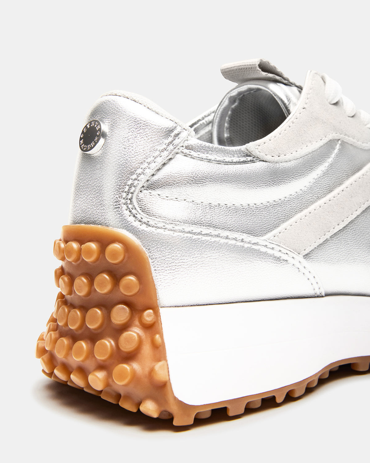 CAMPO Silver Lace-Up Women's Sneaker Steve Madden SILVER