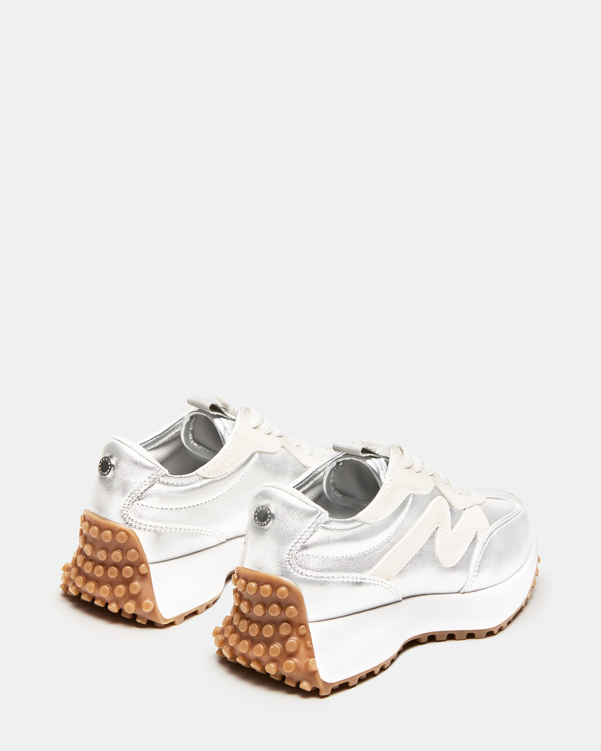 CAMPO Silver Lace-Up Women's Sneaker Steve Madden SILVER