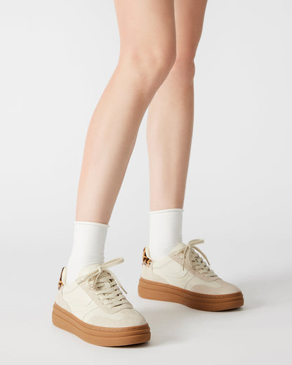 DODGE Bone Multi Low-Top Platform Women's Sneaker Steve Madden BONE MULTI