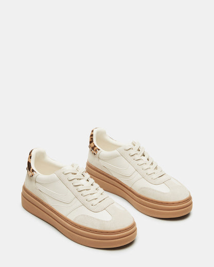 DODGE Bone Multi Low-Top Platform Women's Sneaker Steve Madden BONE MULTI