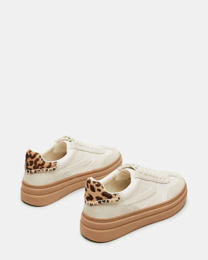 DODGE Bone Multi Low-Top Platform Women's Sneaker Steve Madden BONE MULTI