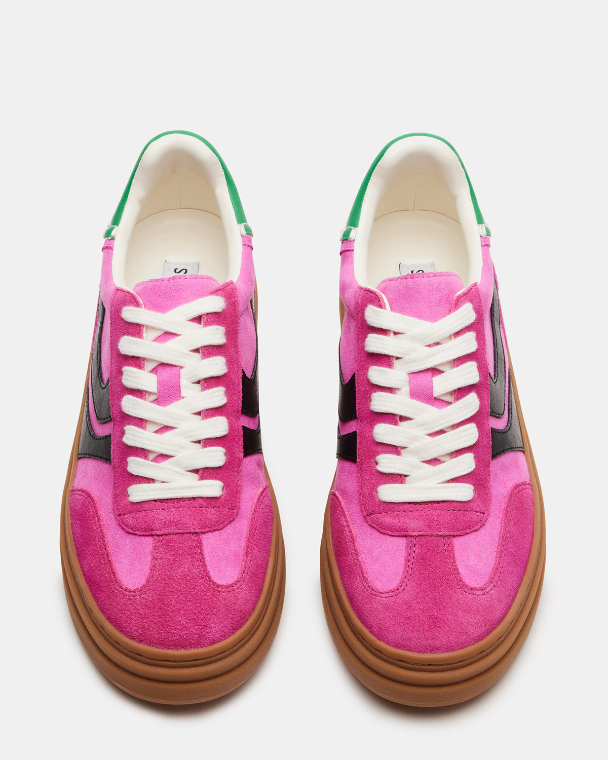 DODGE Pink Multi Low-Top Platform Women's Sneaker Steve Madden PINK MULTI