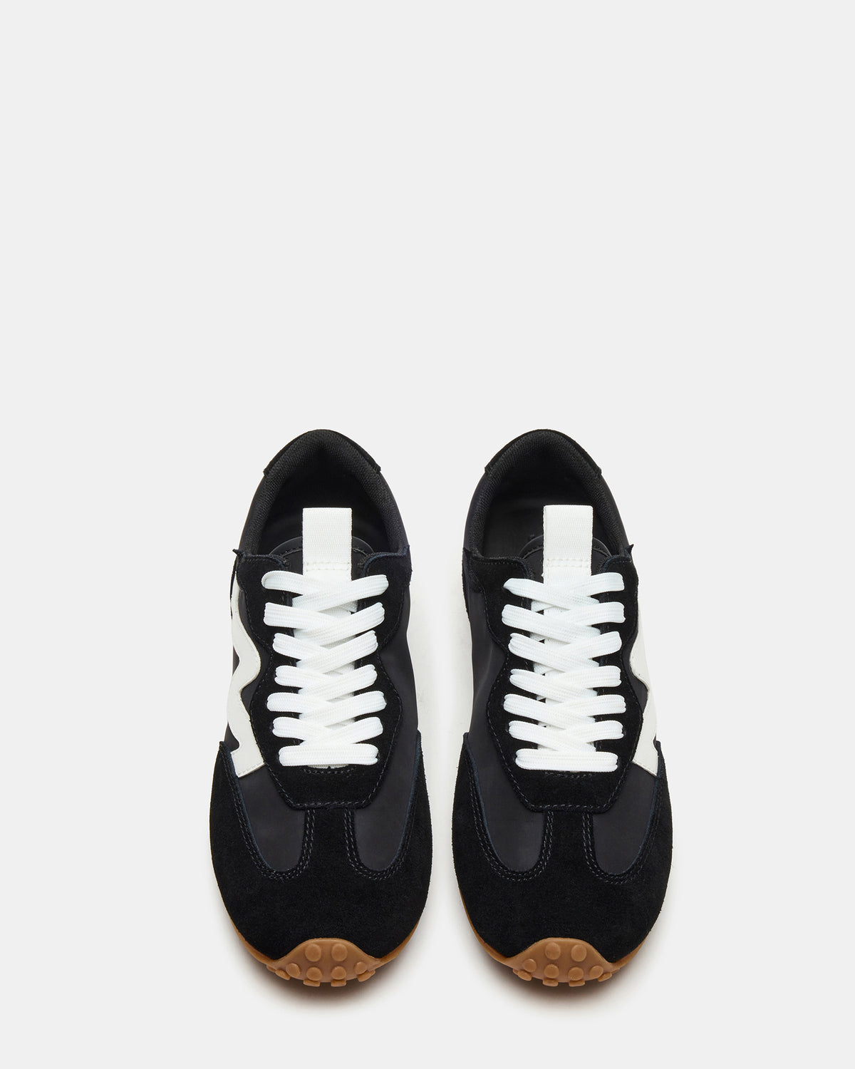 CASPER Black/White Low-Top Lace-Up Women's Sneaker Steve Madden BLACK/WHITE