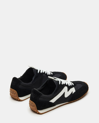 CASPER Black/White Low-Top Lace-Up Women's Sneaker Steve Madden BLACK/WHITE