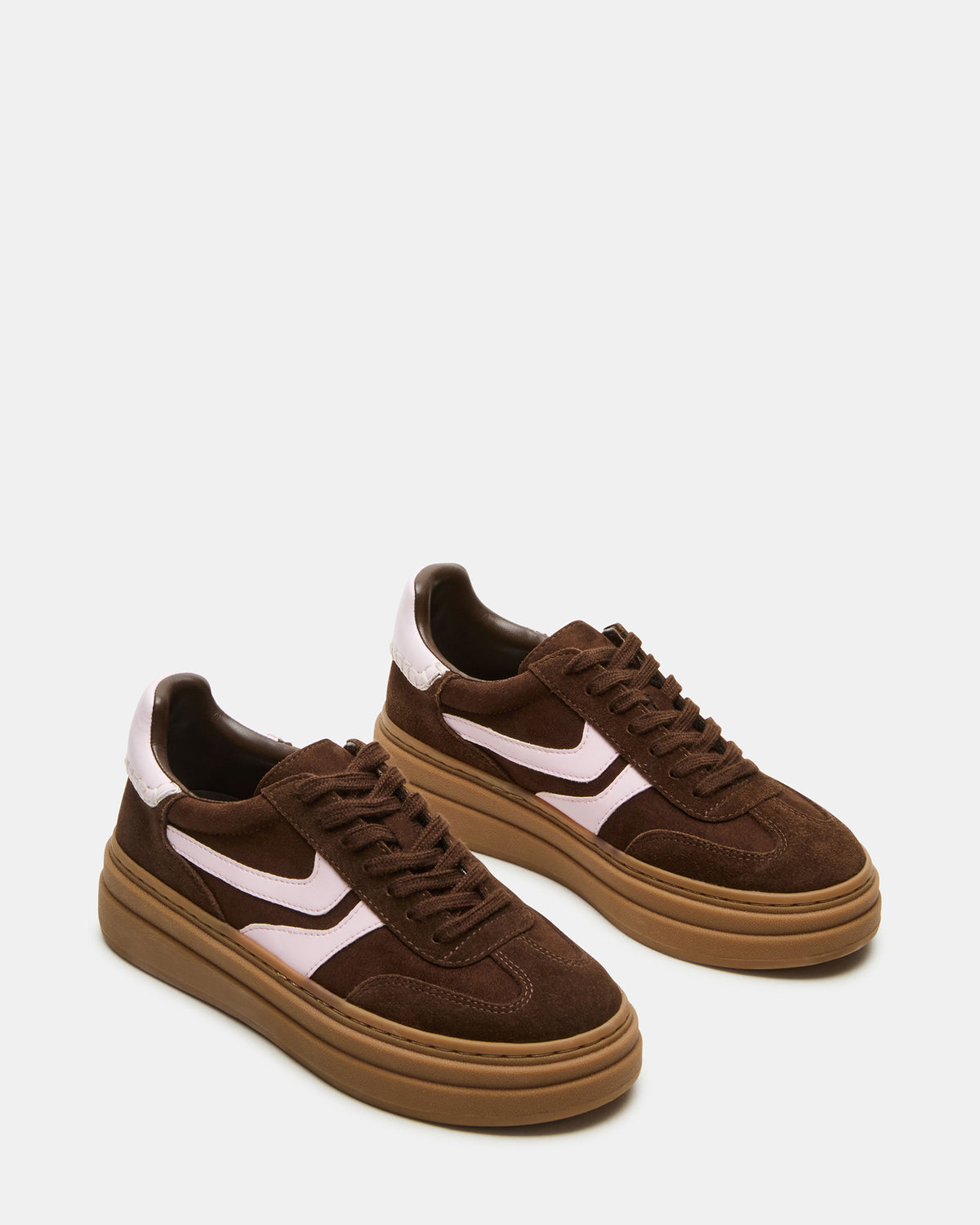 DODGE Brown Multi Low-Top Platform Women's Sneaker Steve Madden BROWN MULTI