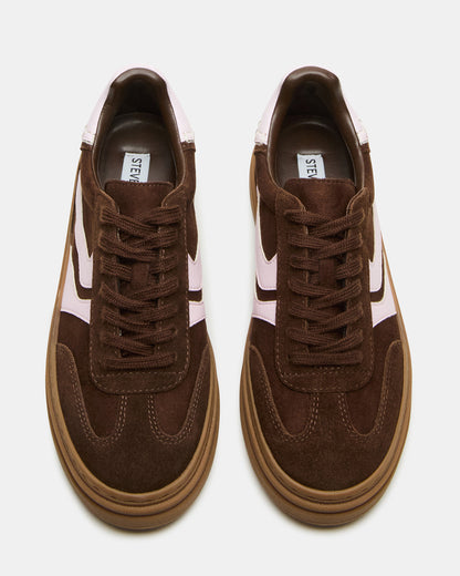 DODGE Brown Multi Low-Top Platform Women's Sneaker Steve Madden BROWN MULTI