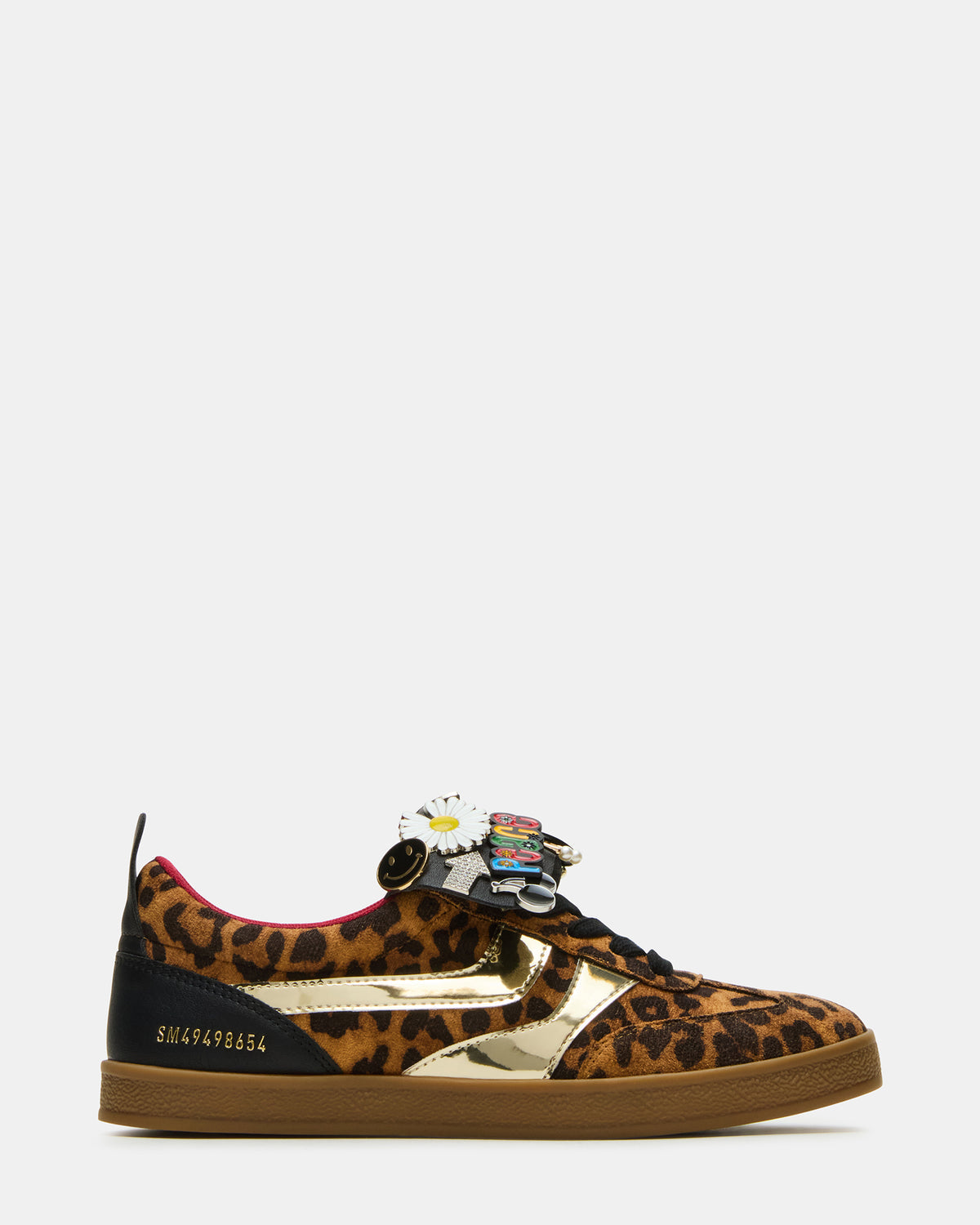 WYATT Leopard Lace-Up Low-Top Pin Women's Sneaker Steve Madden LEOPARD