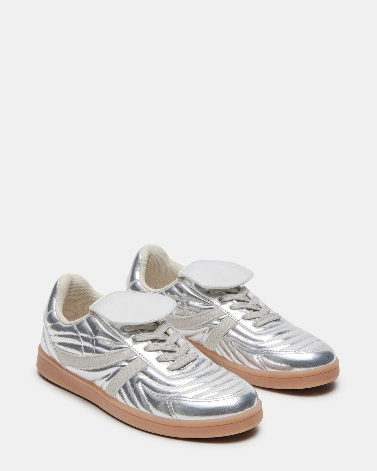 MADRID Silver Women's Low-Top Sneakers Steve Madden SILVER