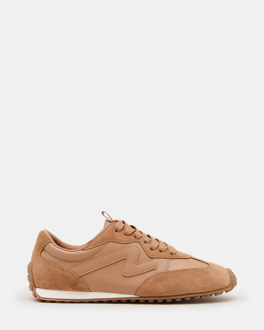 CASPER Tan Low-Top Lace-Up Women's Sneaker Steve Madden TAN