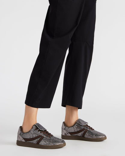 MADRID Sequin Pewter Low-Top Sneaker | Women's Sneakers Steve Madden PEWTER