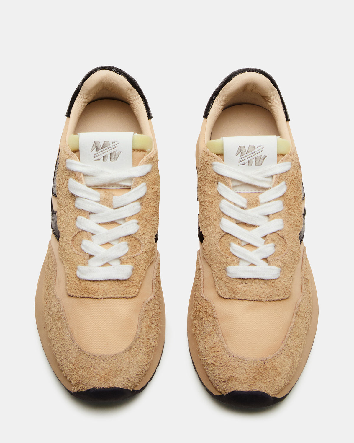 BURST Tan/Multi Women's Low-Top Lace-Up Sneaker Steve Madden TAN MULTI