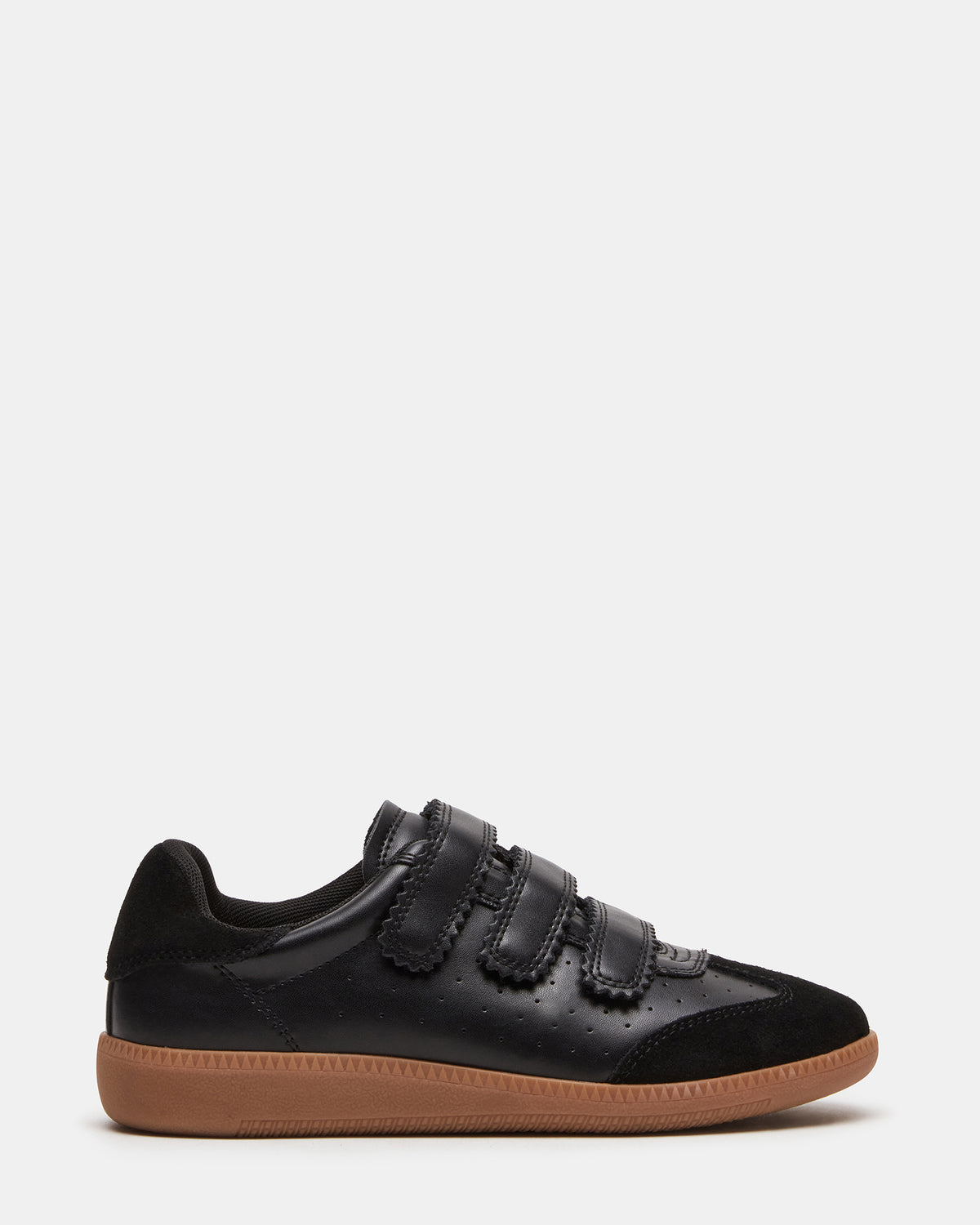 MOMENTUM Black Velcro Low-Top Women's Sneakers Steve Madden BLACK