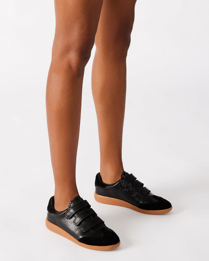 MOMENTUM Black Velcro Low-Top Women's Sneakers Steve Madden BLACK