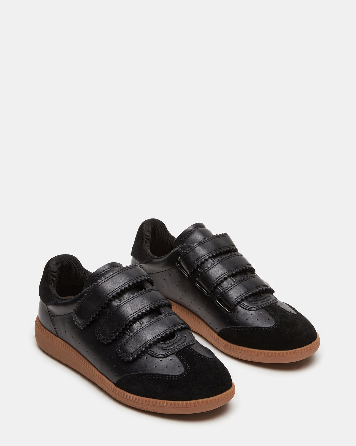 MOMENTUM Black Velcro Low-Top Women's Sneakers Steve Madden BLACK
