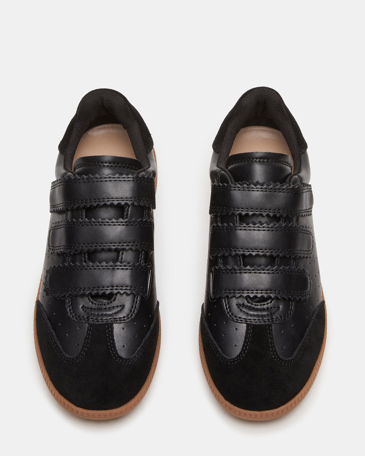 MOMENTUM Black Velcro Low-Top Women's Sneakers Steve Madden BLACK