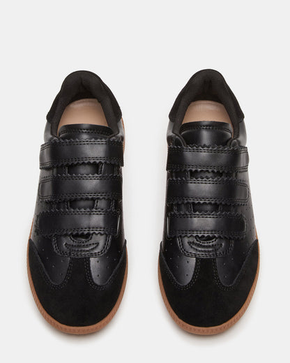 MOMENTUM Black Velcro Low-Top Women's Sneakers Steve Madden BLACK