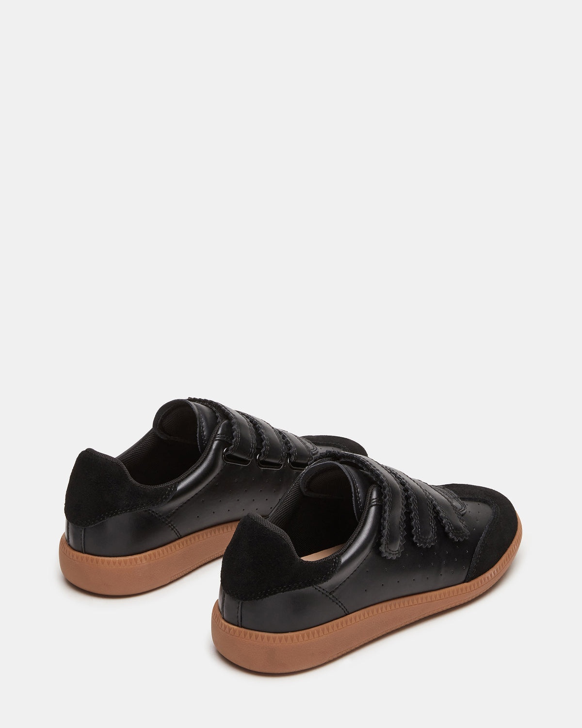 MOMENTUM Black Velcro Low-Top Women's Sneakers Steve Madden BLACK
