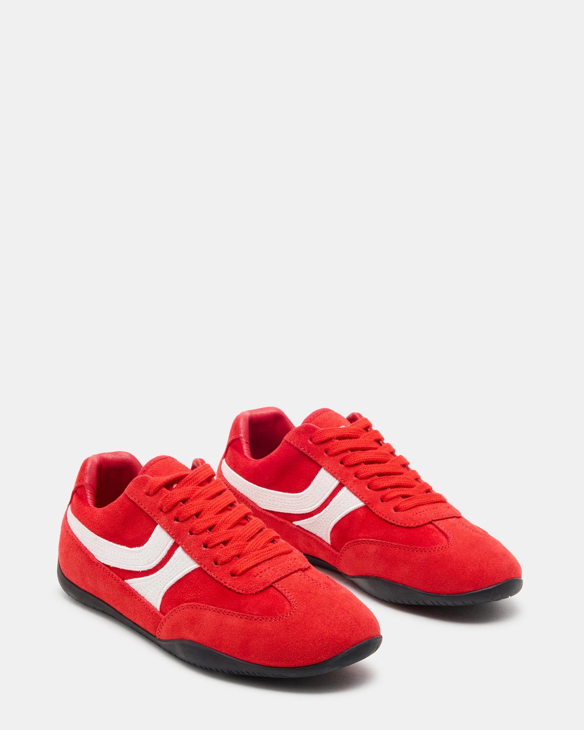 DOBSON Red Women's Low-Top Lace-Up Sneaker Steve Madden RED
