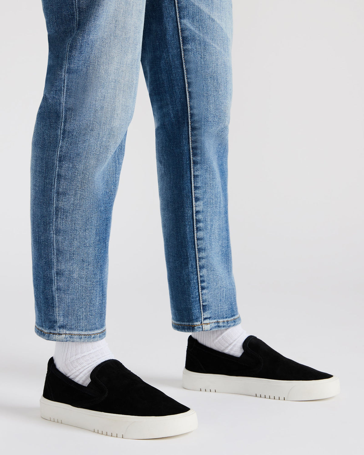 MURPHY Black Suede Low-Top Sneaker | Women's Sneakers Steve Madden BLACK SUEDE