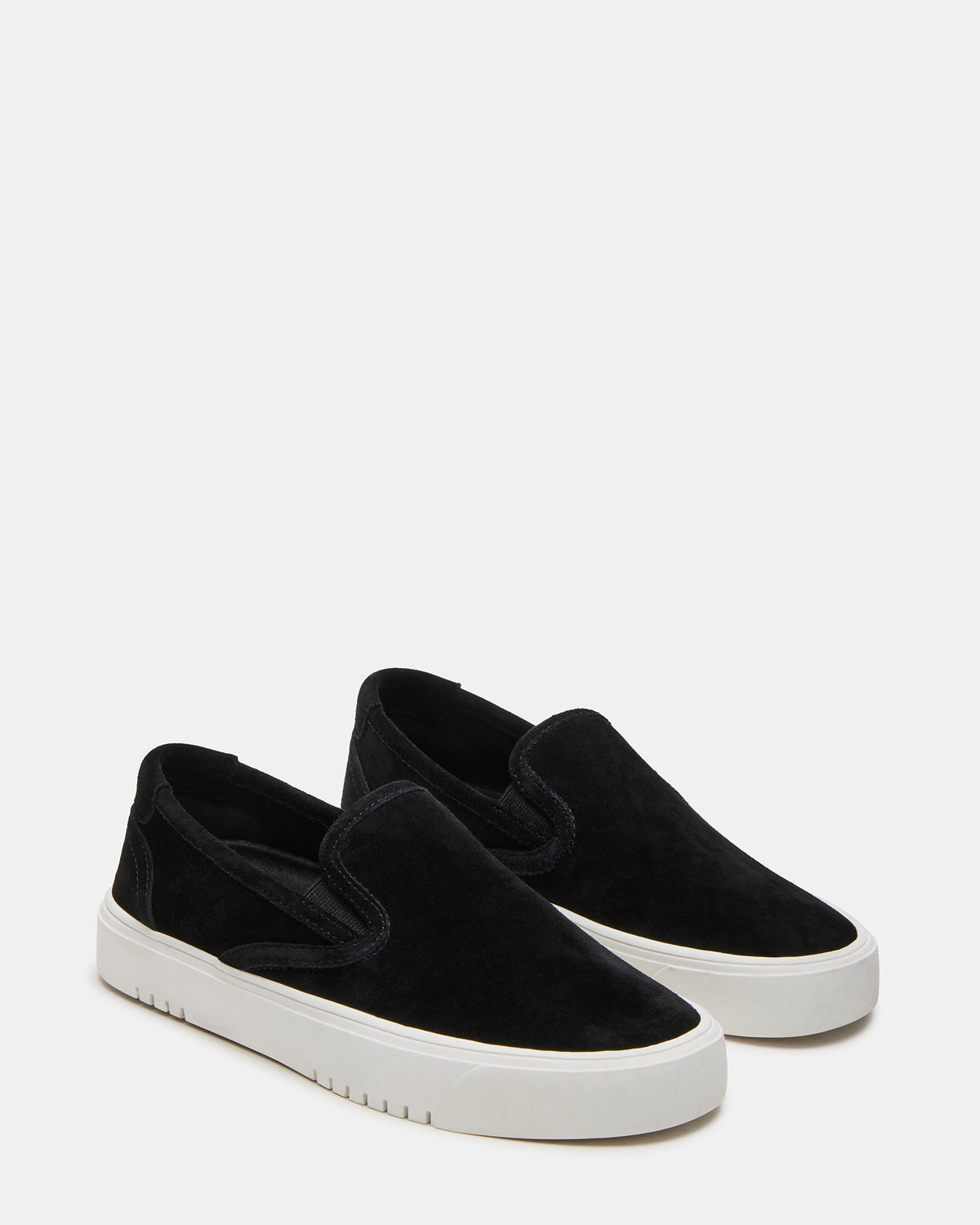 MURPHY Black Suede Low-Top Sneaker | Women's Sneakers Steve Madden BLACK SUEDE