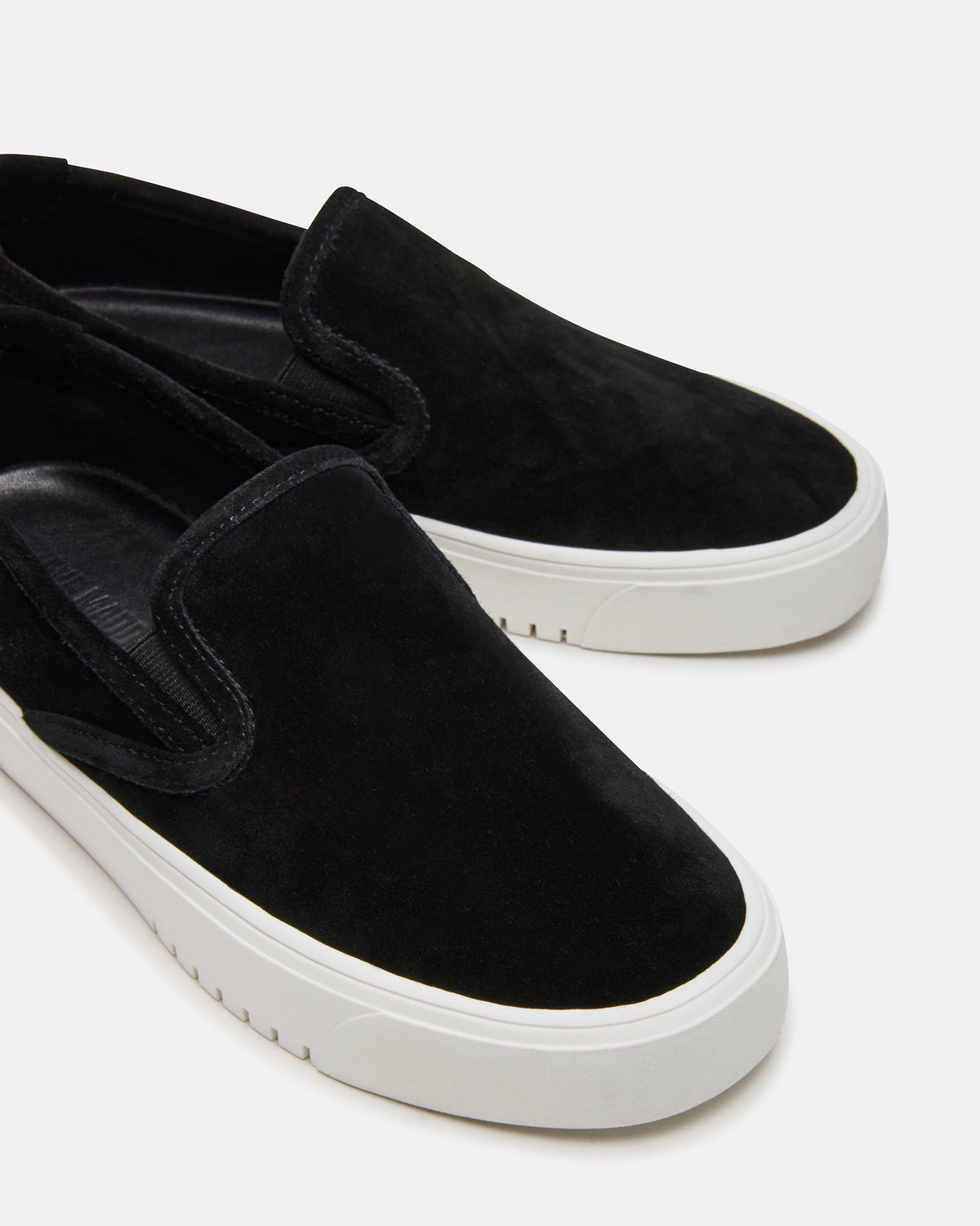 MURPHY Black Suede Low-Top Sneaker | Women's Sneakers Steve Madden BLACK SUEDE