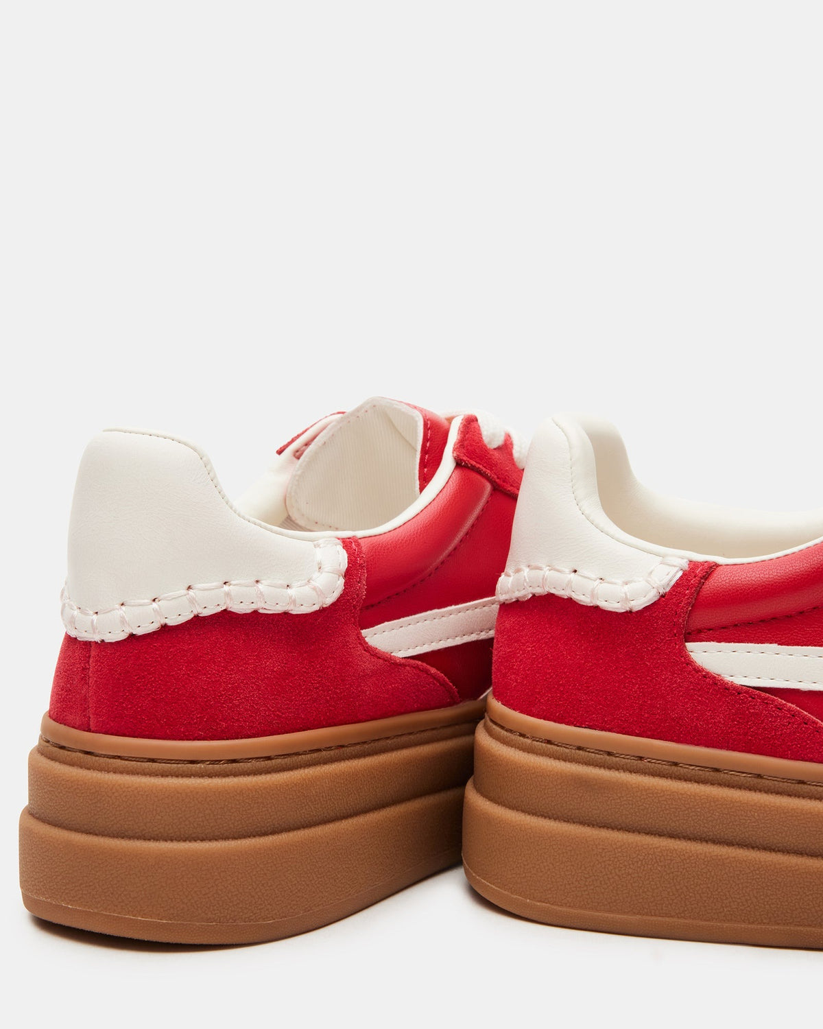 DODGE Red Multi Low-Top Platform Women's Sneaker Steve Madden RED MULTI