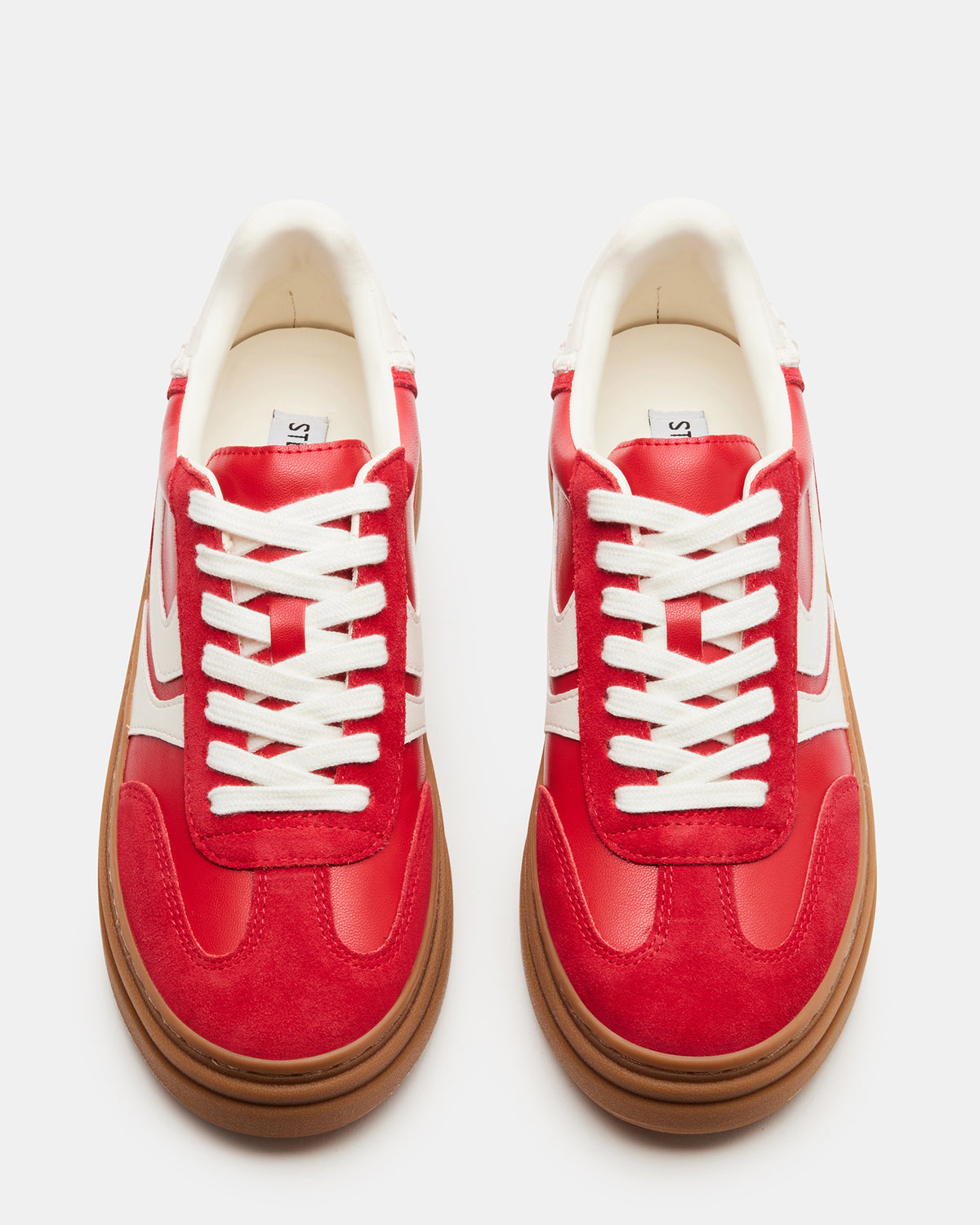 DODGE Red Multi Low-Top Platform Women's Sneaker Steve Madden RED MULTI