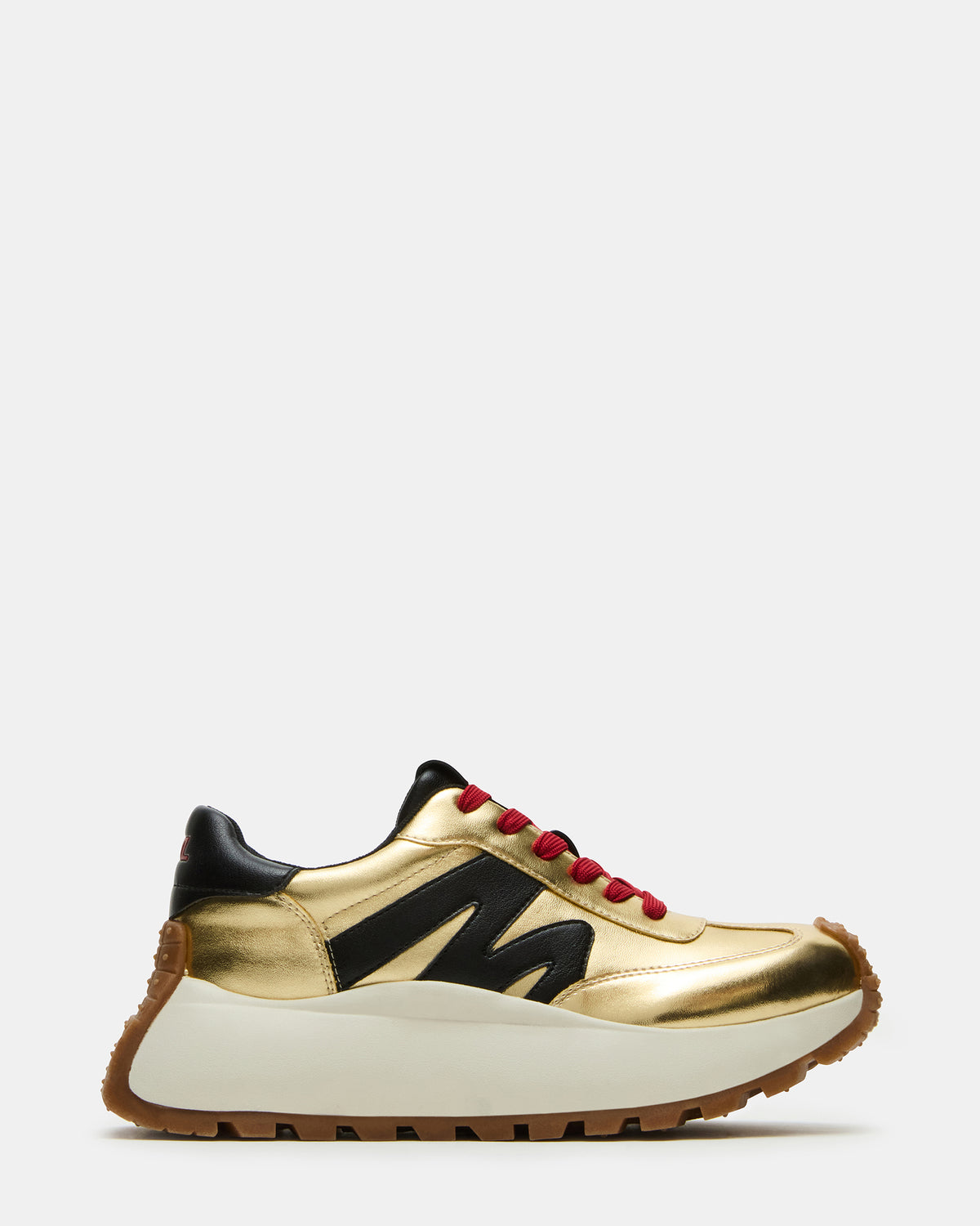 SUPERCAMPO Gold Multi Women's Platform Low-Top Sneaker Steve Madden GOLD MULTI
