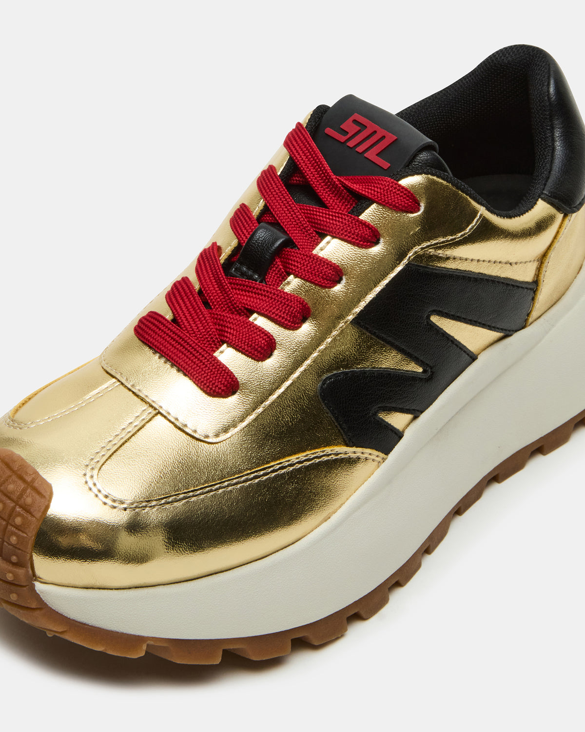 SUPERCAMPO Gold Multi Women's Platform Low-Top Sneaker Steve Madden GOLD MULTI