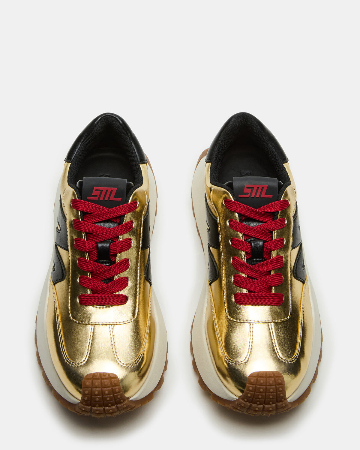 SUPERCAMPO Gold Multi Women's Platform Low-Top Sneaker Steve Madden GOLD MULTI