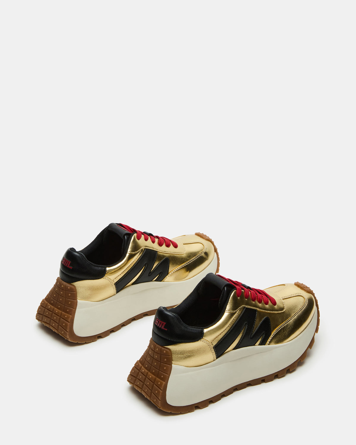 SUPERCAMPO Gold Multi Women's Platform Low-Top Sneaker Steve Madden GOLD MULTI