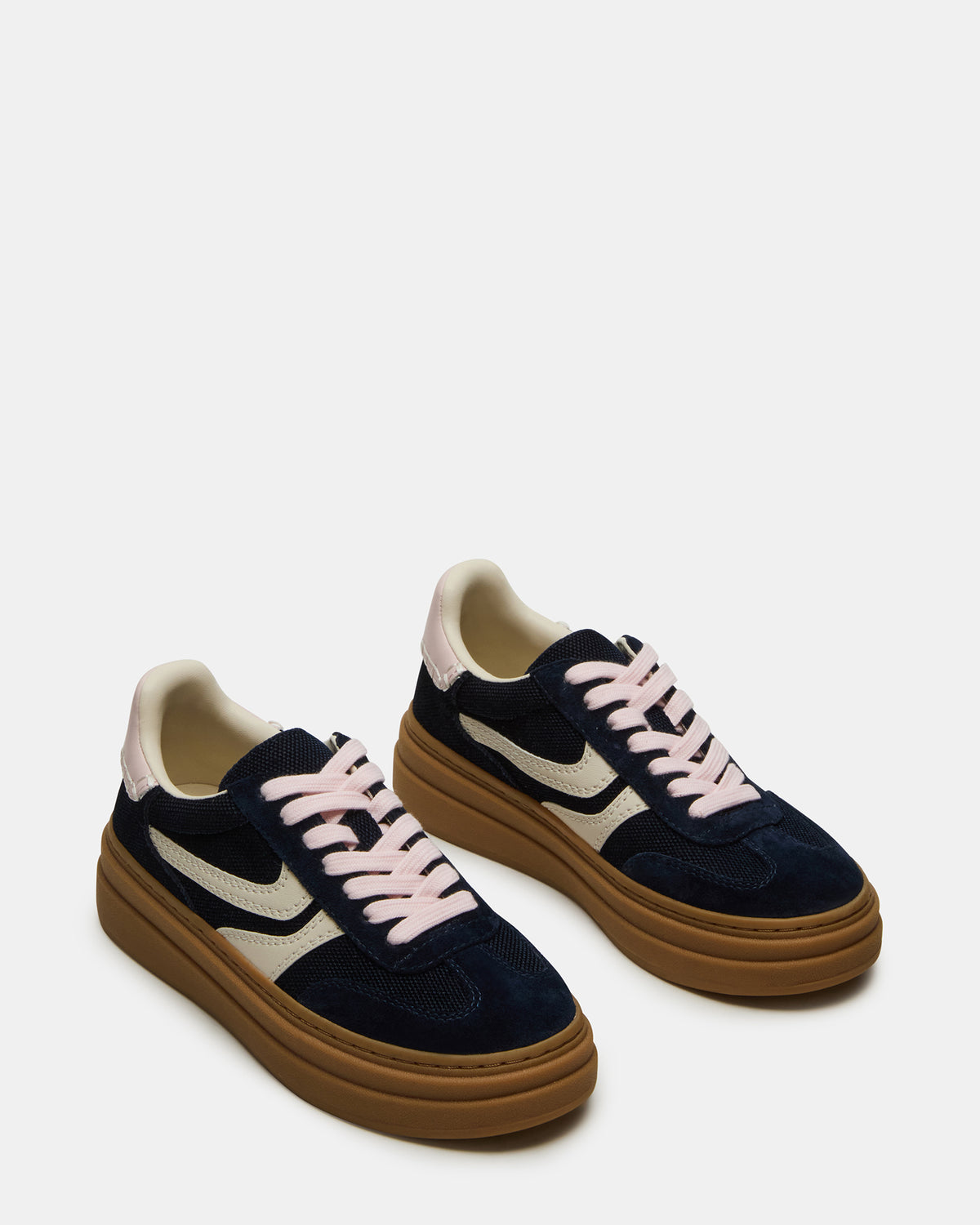 DODGE Navy Low-Top Platform Women's Sneaker Steve Madden NAVY
