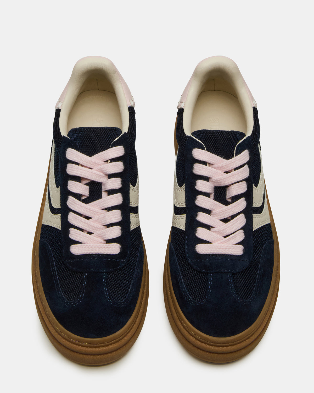 DODGE Navy Low-Top Platform Women's Sneaker Steve Madden NAVY