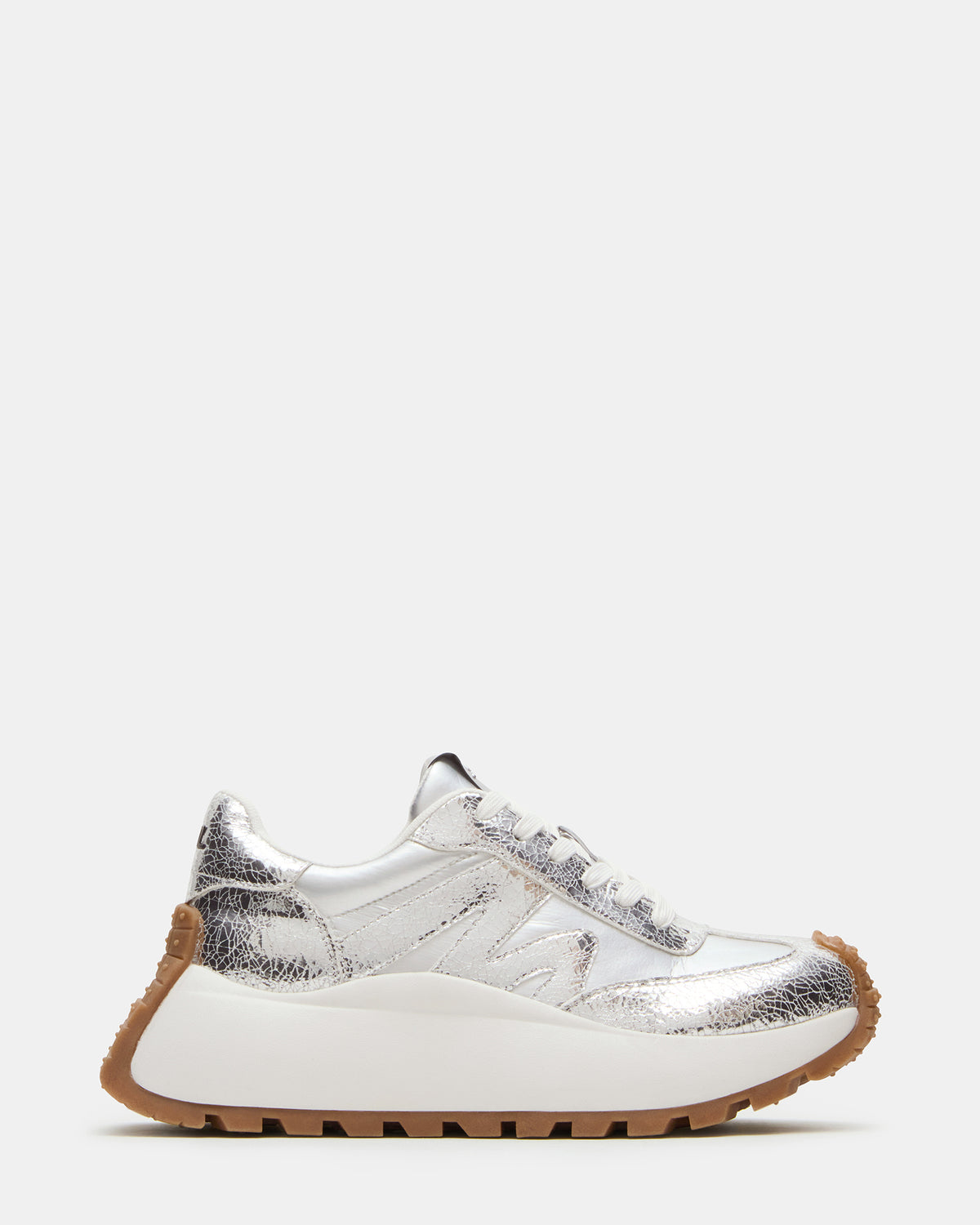SUPERCAMPO Silver Multi Women's Platform Low-Top Sneaker Steve Madden SILVER MULTI