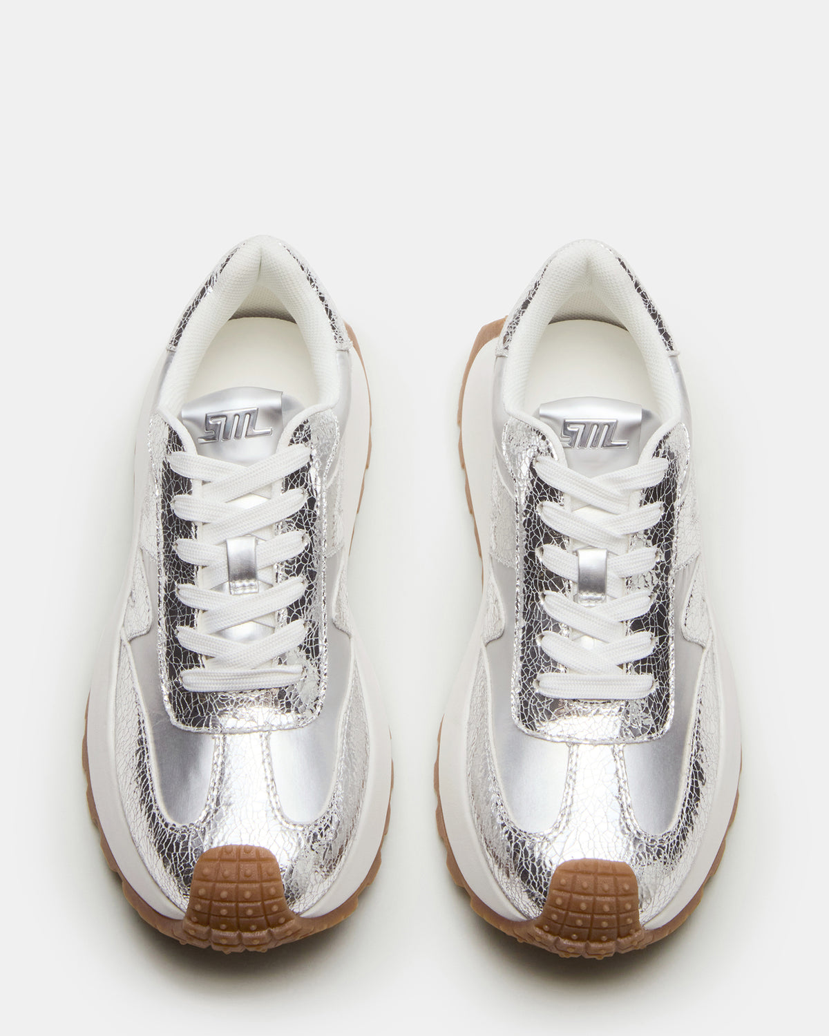 SUPERCAMPO Silver Multi Women's Platform Low-Top Sneaker Steve Madden SILVER MULTI