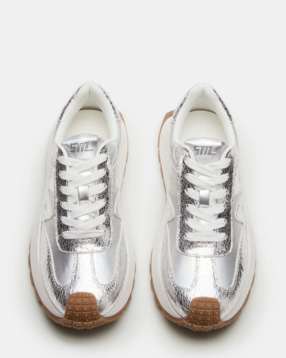 SUPERCAMPO Silver Multi Women's Platform Low-Top Sneaker Steve Madden SILVER MULTI