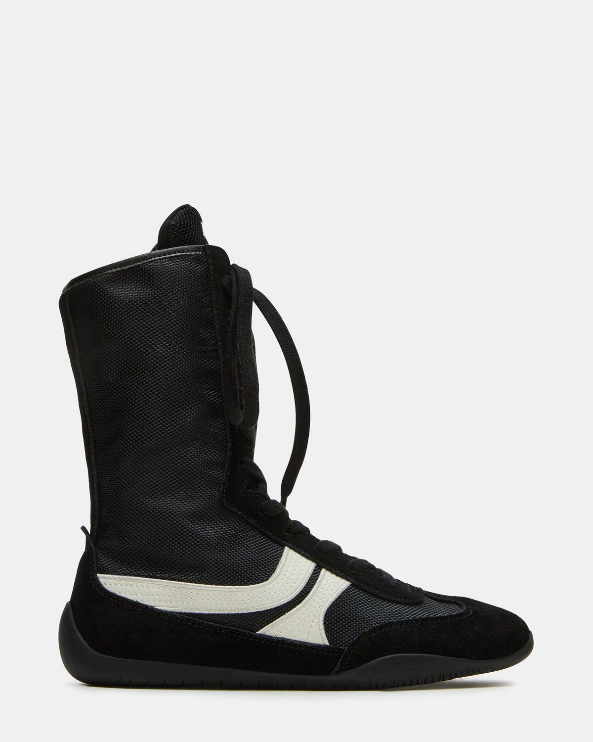 PAXTIN Black Multi Women's High-Top Lace-Up Sneaker Steve Madden BLACK MULTI