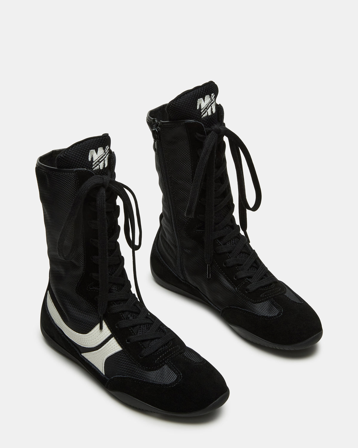 PAXTIN Black Multi Women's High-Top Lace-Up Sneaker Steve Madden BLACK MULTI
