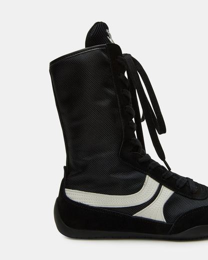 PAXTIN Black Multi Women's High-Top Lace-Up Sneaker Steve Madden BLACK MULTI