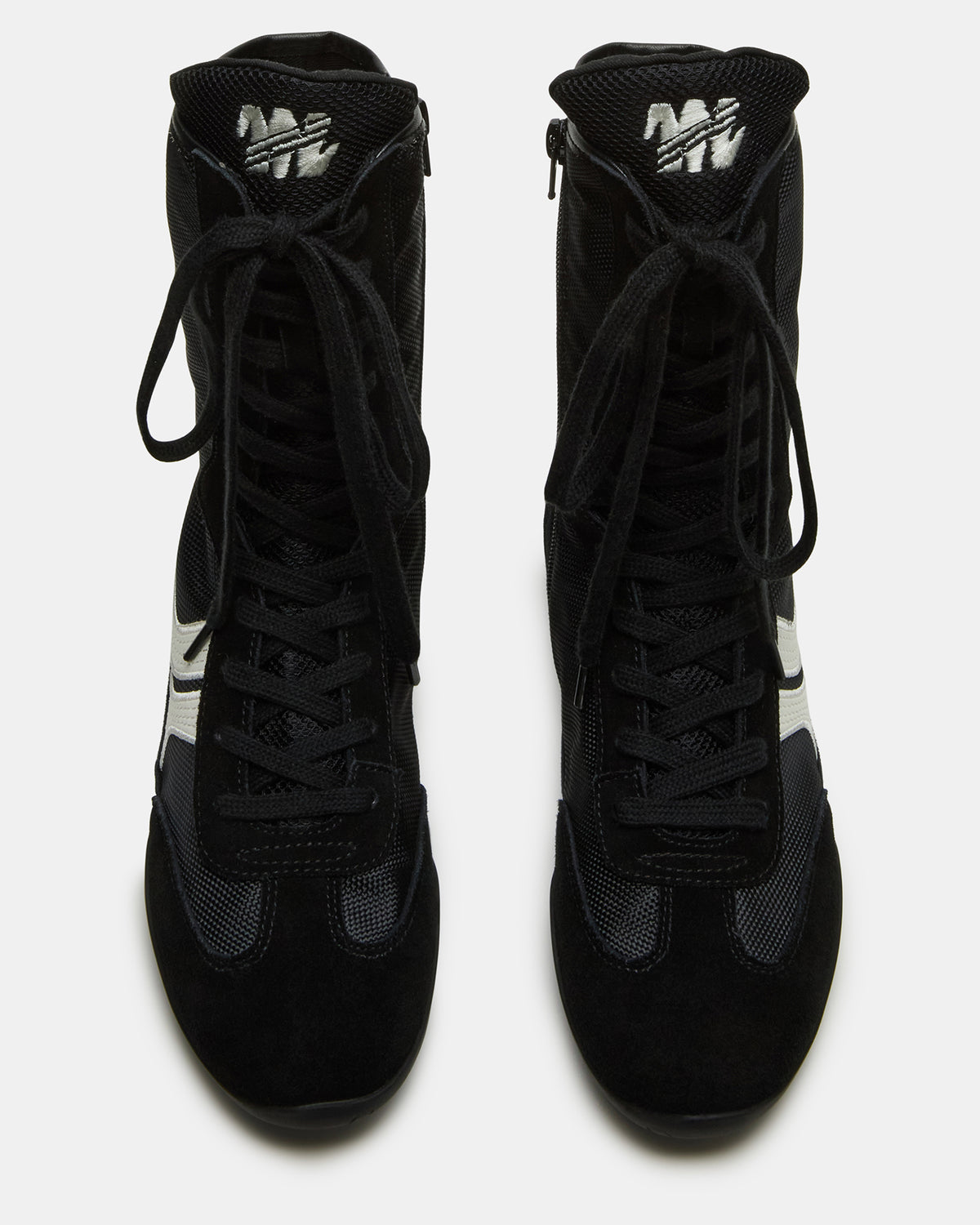 PAXTIN Black Multi Women's High-Top Lace-Up Sneaker Steve Madden BLACK MULTI