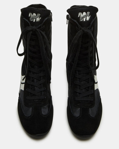 PAXTIN Black Multi Women's High-Top Lace-Up Sneaker Steve Madden BLACK MULTI