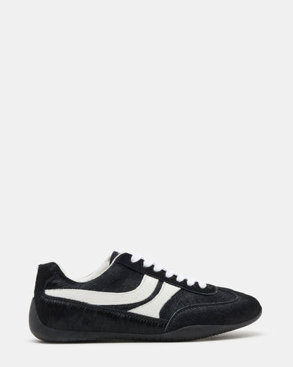 DOBSON Black Multi Women's Low-Top Lace-Up Sneaker Steve Madden BLACK MULTI