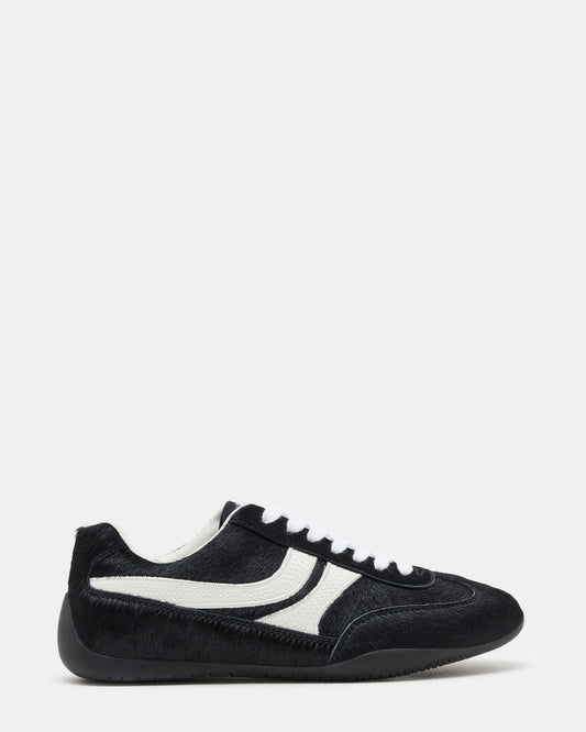 DOBSON Black Multi Women's Low-Top Lace-Up Sneaker Steve Madden BLACK MULTI