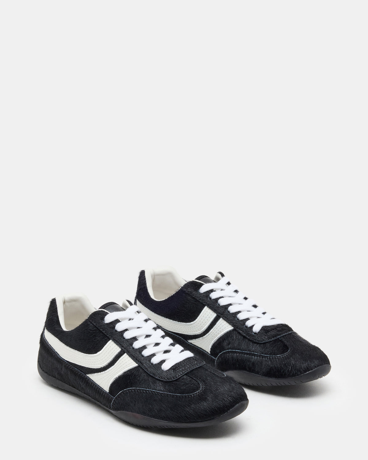DOBSON Black Multi Women's Low-Top Lace-Up Sneaker Steve Madden BLACK MULTI