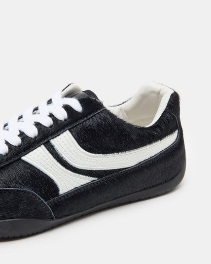 DOBSON Black Multi Women's Low-Top Lace-Up Sneaker Steve Madden BLACK MULTI