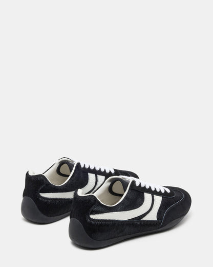DOBSON Black Multi Women's Low-Top Lace-Up Sneaker Steve Madden BLACK MULTI