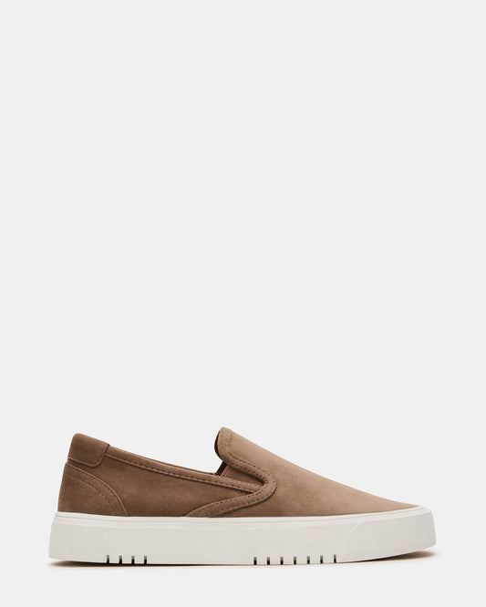 MURPHY Taupe Suede Low-Top Sneaker | Women's Sneakers Steve Madden TAUPE SUEDE