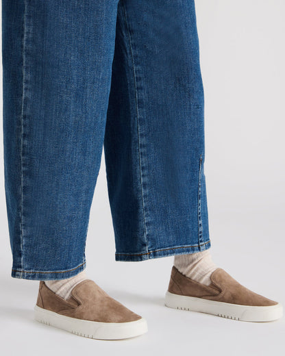 MURPHY Taupe Suede Low-Top Sneaker | Women's Sneakers Steve Madden TAUPE SUEDE