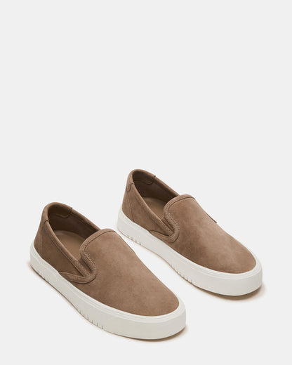 MURPHY Taupe Suede Low-Top Sneaker | Women's Sneakers Steve Madden TAUPE SUEDE