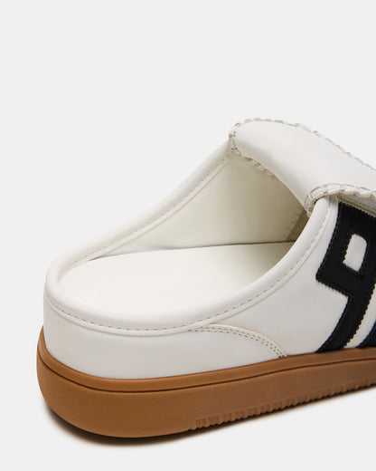 NOSTALGIC White Multi Women's Low-Top Slip-On Mule Sneaker Steve Madden WHITE MULTI